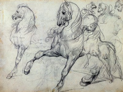 Hästar av Theodore Gericault