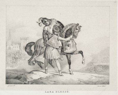 Lara skadad av Theodore Gericault