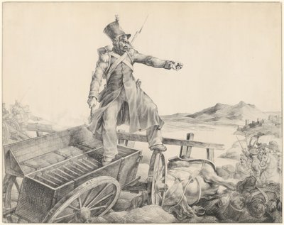 Artillerivagnen (Artillery Caisson) av Theodore Gericault