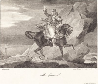 Le Giaour (den otrogna) av Theodore Gericault