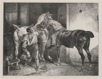 Den engelska hovslagaren (The English Farrier) av Theodore Gericault