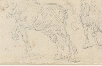 Häststudier av Theodore Gericault