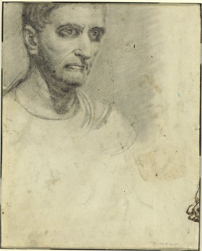 Studie av en man [verso] av Theodore Gericault