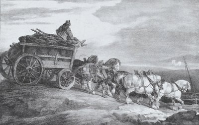 Kolvagnen [sic.], 1821. av Theodore Gericault