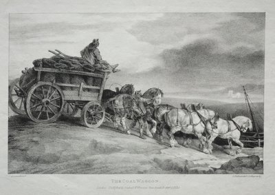 Kolvagnen, 1821. av Theodore Gericault
