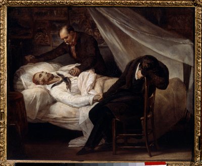 Målaren Theodore Gericaults död (1791-1824) 26 januari av Theodore Gericault