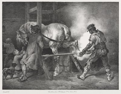 Den flamländska smeden av Theodore Gericault