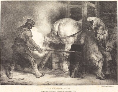 Den flamländska hovslagaren av Theodore Gericault