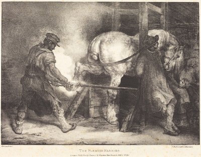 Den flamländska hovslagaren av Theodore Gericault