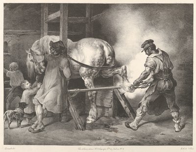 Den flamländska hovslagaren av Theodore Gericault