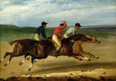 Hästkapplöpningen av Theodore Gericault