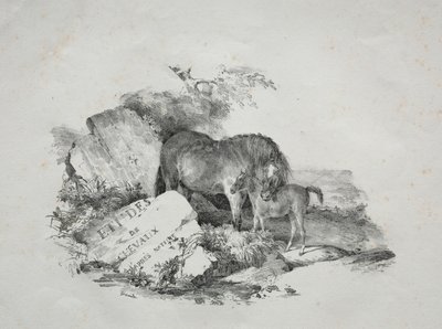 Stoet och hennes föl av Theodore Gericault