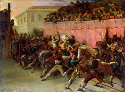 The Riderless Racers i Rom av Theodore Gericault