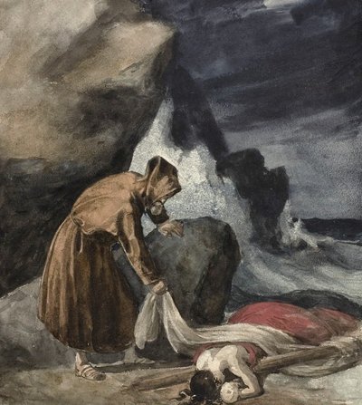 Stormen, ca 1821-23 av Theodore Gericault