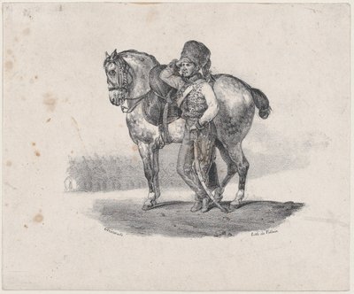 Husarernas trumpet av Theodore Gericault