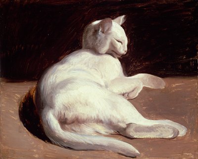Den vita katten, ca 1817-18 av Theodore Gericault