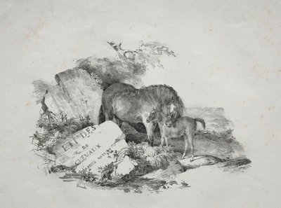 Stoet och hennes föl av Theodore Gericault