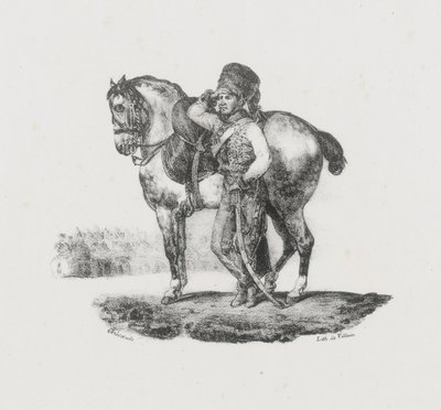 Hussartrompetare (Hussar Trumpeter) av Theodore Gericault