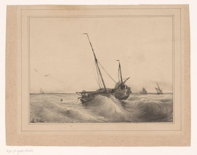 havsbild av Theodore Gudin