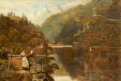 Båtpiren, Loch Katrine av Theodore Hines