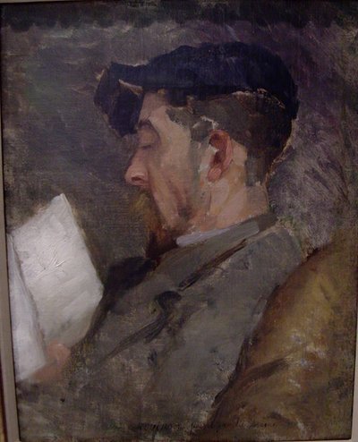 Självporträtt, ca. 1884-87. av Theodore Robinson