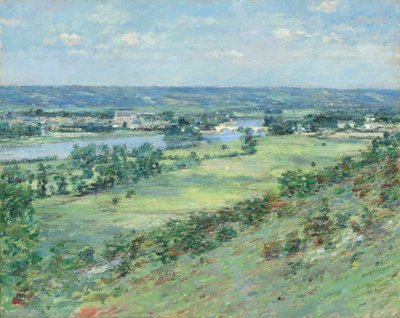Seinedalen, från Hills of Giverny av Theodore Robinson