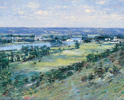 Seine-dalen från Givernys kullar, 1892 av Theodore Robinson
