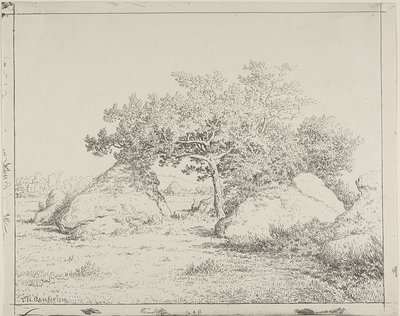 Körsbärsträd på Plante à Biau av Theodore Rousseau