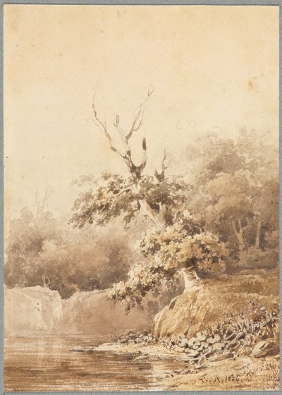 Landskap av Theodore Rousseau
