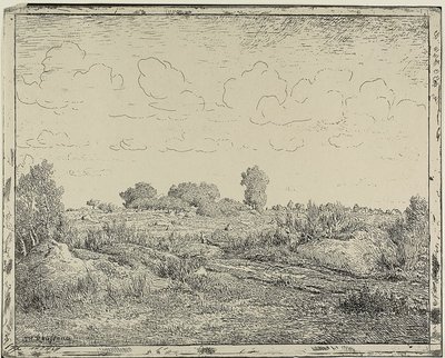 Slätt vid Plante i Biau av Theodore Rousseau