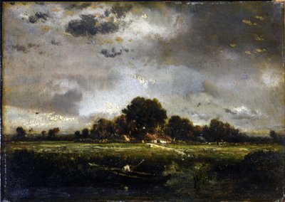 Den lille fiskaren av Pierre Etienne Theodore Rousseau