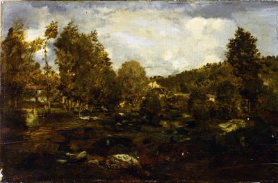 Tiffauges dal av Pierre Etienne Theodore Rousseau