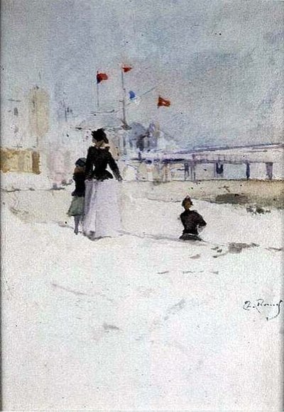 På stranden av Theodore Roussel