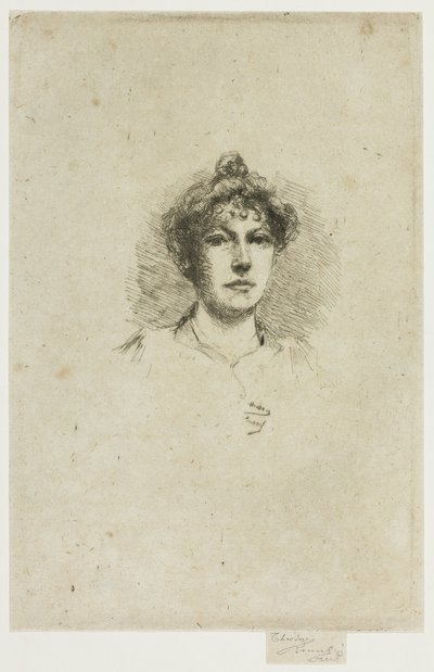 Porträtt av fröken Edith Austin av Theodore Roussel