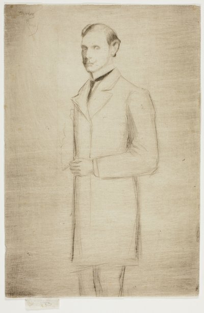 Porträtt av Walter Dowdeswell, Esq. av Theodore Roussel