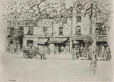The Street, Chelsea Embankment av Theodore Roussel