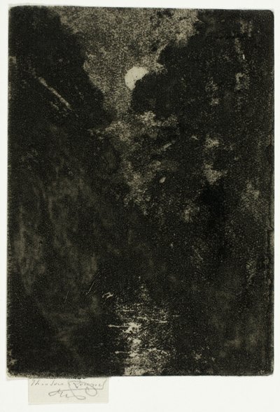 Träd i månsken av Theodore Roussel