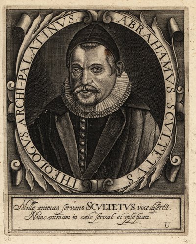 Abraham Sculletus av Theodore de Bry