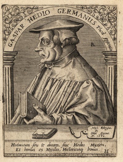 Caspar Hedio av Theodore de Bry