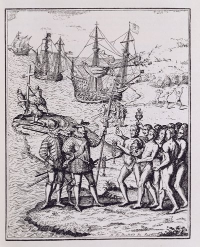 Columbus at Hispaniola, från 
