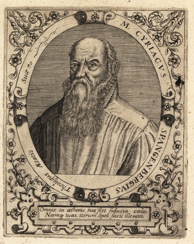 Cyriacus Spangenberg av Theodore de Bry