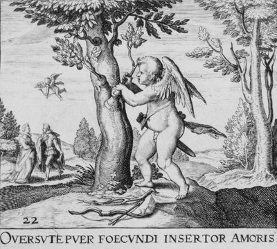 Sekulära emblem, 1611. av Theodore de Bry