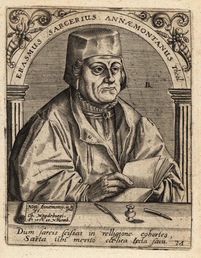 Erasmus Sarcerius av Theodore de Bry