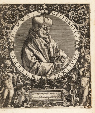 Erasmus av Rotterdam av Theodore de Bry