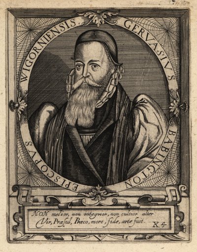 Gervase Babington av Theodore de Bry