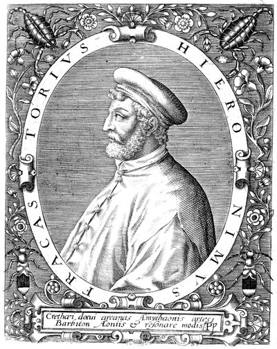 Girolamo Frascatoro, italiensk läkare, poet och astronom, sent 1500-tal av Theodore de Bry