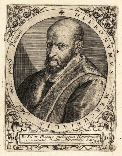 Girolamo Mercuriale, italiensk filolog av Theodore de Bry