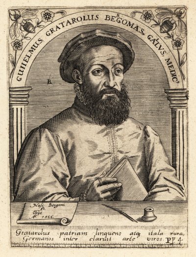 Guglielmo Gratarolo av Theodore de Bry