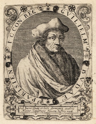 Guillaume Bude av Theodore de Bry
