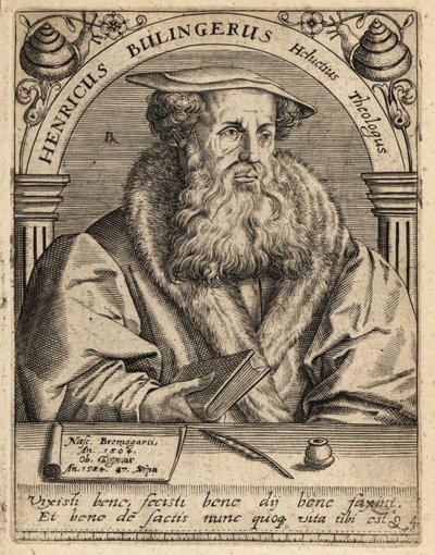 Heinrich Bullinger av Theodore de Bry